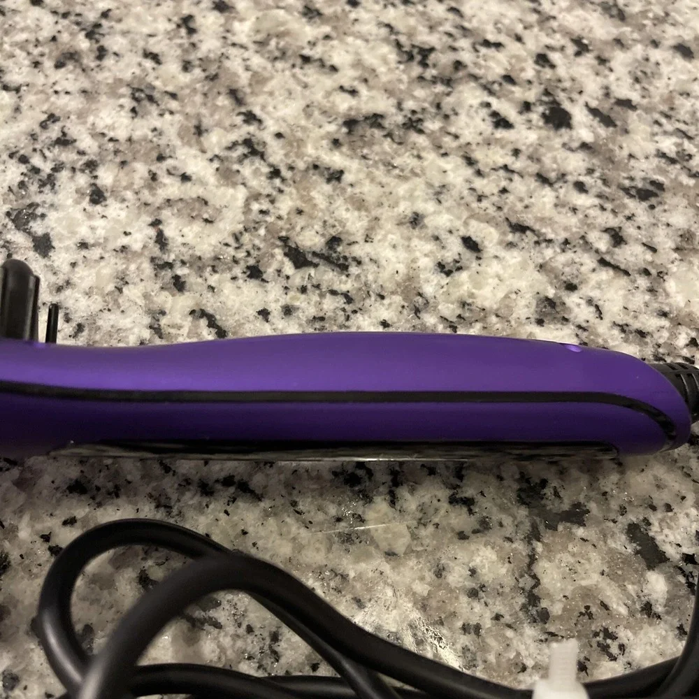 Tiri Professional Hot Smoothing System Hair Straightening‎ Brush Boysenberry